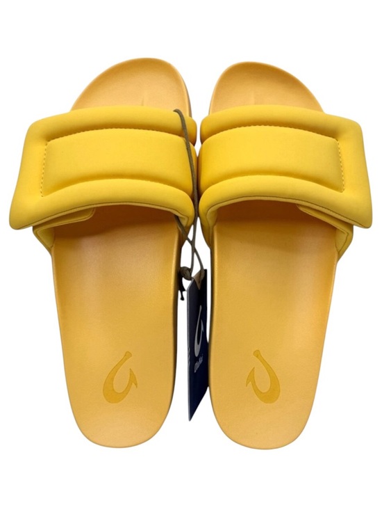 OluKai Shoes - Olukai Sunbeam Slide Solar Glow Comfort Beach Sandals Women's Size 7 NWT